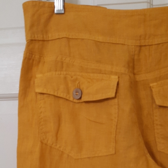 Elevenses Gold/Yellow Wide Leg Pants - Picture 9 of 13